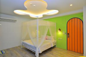 Postel nebo postele na pokoji v ubytování Sky Blue Ocean B&B