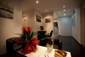 Posezení v ubytování Heart of Rome Rooms