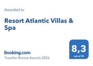 a screenshot of the account at atlantis villas and spa at Resort Atlantic Villas & Spa in Punta Cana