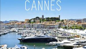 a group of boats docked in a marina at Cannes Guest House in Cannes