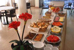 Comida no hotel ou em algum lugar perto