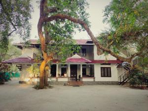 a house with a tree in front of it at Marari Jose Villas in Mararikulam