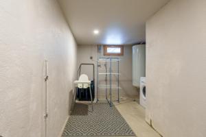 a small bathroom with a toilet in a room at Clairmatin - Plein Centre de La Bresse in La Bresse +6 photos