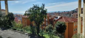 a view of a city with buildings and trees at Appartamento PANORAMA N 4 POSTI LETTO in Varazze