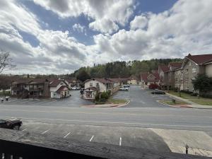 a view of a street in a residential neighborhood at Rivers Edge 803A in Helen