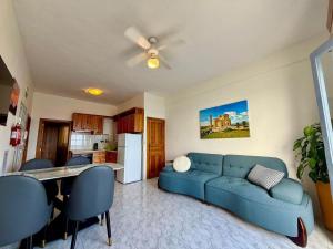 Et opholdsområde på Horizon Apartments Gozo