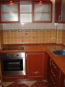 Kuchyň nebo kuchyňský kout v ubytování Accommodation Milla