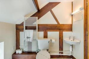 a bathroom with a toilet and a sink at 4 Bed in Builth Wells oc-39473 in Builth Wells +40 photos