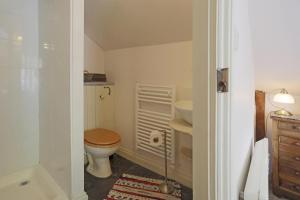 a bathroom with a toilet and a sink at 1 Bed in Woodbridge oc-tcl in Badingham +5 photos