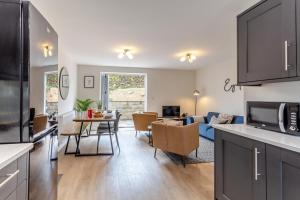 a kitchen and living room with a couch and a table at 3 Bed in Middlesmoor oc-w30366 in Middlesmoor