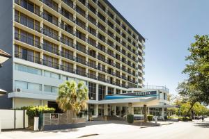 an exterior view of a hotel at Pacific Hotel Cairns in Cairns
