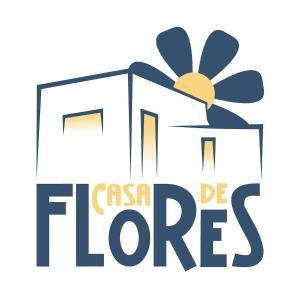 a box with a flower and the words fiesta flores at Casa de Flores 1 in Plaka Milou
