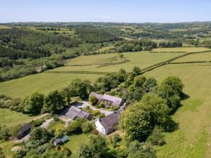 an aerial view of a house in a field at 2 Bed in Hebron oc-y30098 in Whitland