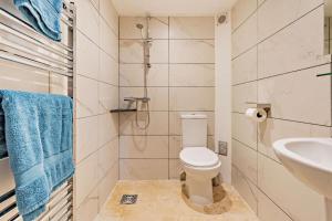 a bathroom with a toilet and a sink at 3 Bed in Cemmaes Road oc-h29101 in Cemmaes +12 photos