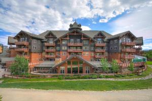 a large apartment building with a large at One Ski Hill Place, a RockResort, by Vail Resorts in Breckenridge