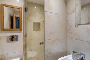 a bathroom with a shower and a sink at 2 Bed in Knaresborough oc-w31758 in Knaresborough +16 photos