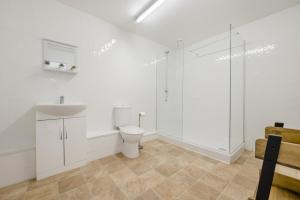 a bathroom with a toilet and a sink at 3 Bed in Bush oc-m31847 in Bude +28 photos