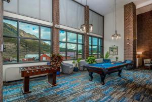 a billiard room with a pool table at Club Wyndham Durango in Durango