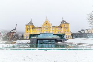 Grand Hotel Billia during the winter