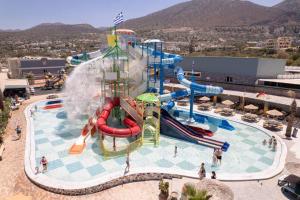a large water park with a water slide at SunBay Hotel in Hersonissos