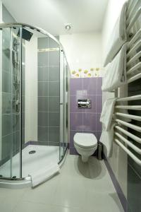 A bathroom at Hotel Klaudia