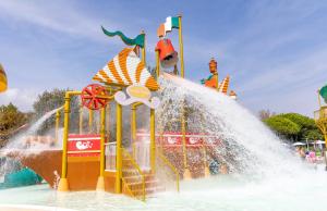 a water slide at a water park at Holiday Park Spiaggia e Mare in Porto Garibaldi