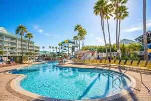 a swimming pool at a resort with a water park at Splash Harbour, Harbourside Waterfront Condo in Clearwater Beach