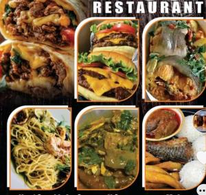 a collage of pictures of different dishes of food at E-Luxe Suites Hotel in Abuja +24 photos