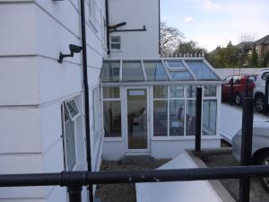 The building where the guesthouse is located 