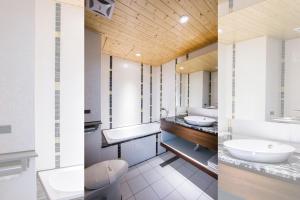 Koupelna v ubytování Han She Hotel