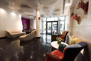 Istumisnurk majutusasutuses Eyal Hotel by Smart Hotels