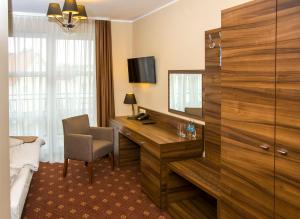 TV a/nebo společenská místnost v ubytování Hotel Morze