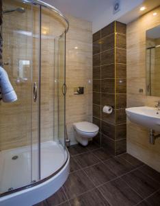 Koupelna v ubytování Hotel Morze