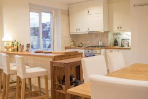 Køkken eller tekøkken på 7ti7 Telhal Studio Apartment