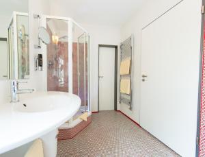 Koupelna v ubytování Garni-Hotel An der Weide