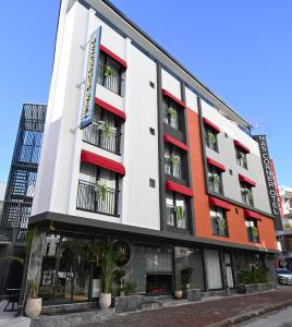 a rendering of the front of a hotel at Nas Corner Hotel in Antalya