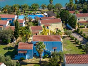 an aerial view of the villas at the resort at Blue Bay Apartment in Gouvia