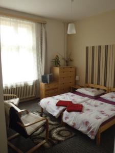 Postel nebo postele na pokoji v ubytování Hotel Green House