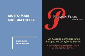 a label for a hotel with the letter j at Premium Flats Berrini - Boutique Hotel & Spa in São Paulo