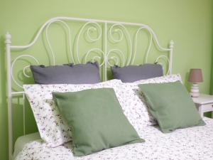 מיטה או מיטות בחדר ב-Giravento
