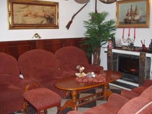 Istumisnurk majutusasutuses Hotel Klor