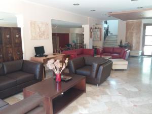 Posezení v ubytování Zorbas Hotel