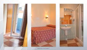 A bathroom at Hotel Emilio