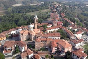 Pohľad z vtáčej perspektívy na ubytovanie B&b Antico Tralcio