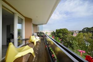 En balkong eller terrasse på Apartment Casa Verena