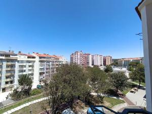 a view of a city with tall buildings at Amadora Pet Apartment in Amadora +3 photos