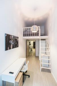 Posteľ alebo postele v izbe v ubytovaní BpR Oktogon Center Apartment