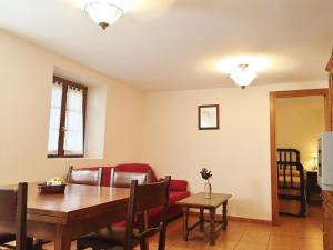 A seating area at Casa Casbas