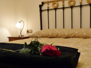 A bed or beds in a room at Casa Casbas