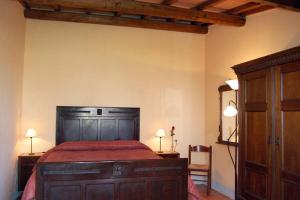 Katil atau katil-katil dalam bilik di Agriturismo Casanova